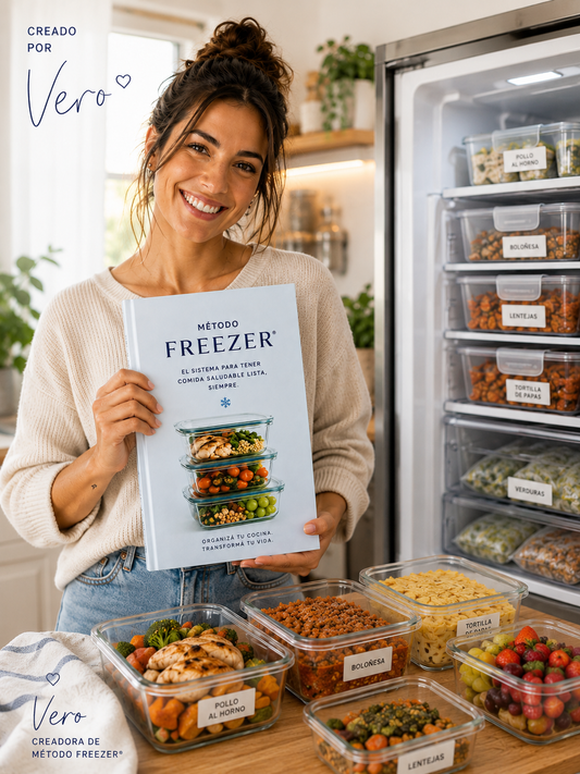 Método Freezer: El sistema para tener comida saludable lista siempre + 7 bonos GRATIS