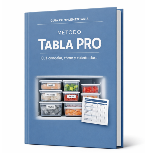 Tabla PRO: Qué congelar, cómo y cuánto dura